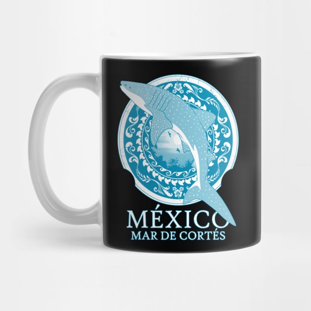 Whale Shark Mexico Sea of Cortez by NicGrayTees